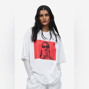 H&M Divided ROSALIA MOTOMAMI World Tour 2022 Tour oversized T-Shirt XS